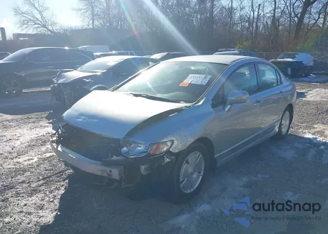 2008 Honda Civic Hybrid из США, поврежденный, VIN JHMFA36268S000553